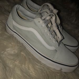 Light blue VANS